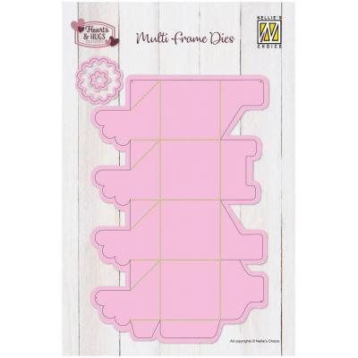 Nellie's Choice Cutting Dies - Box with Flower